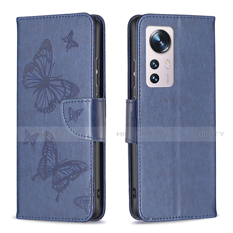 Custodia Portafoglio In Pelle Farfalla Cover con Supporto B13F per Xiaomi Mi 12 5G