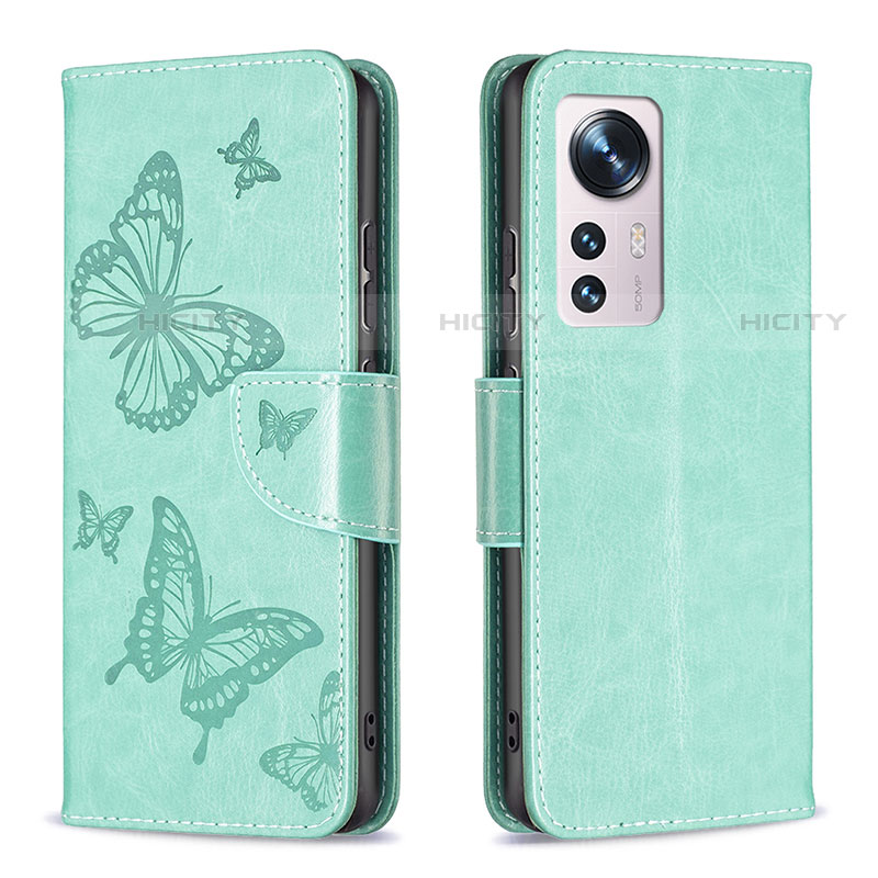 Custodia Portafoglio In Pelle Farfalla Cover con Supporto B13F per Xiaomi Mi 12 Pro 5G