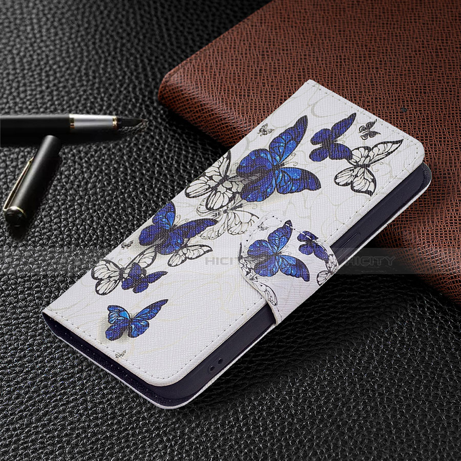 Custodia Portafoglio In Pelle Farfalla Cover con Supporto L07 per Apple iPhone 14 Plus Rosa