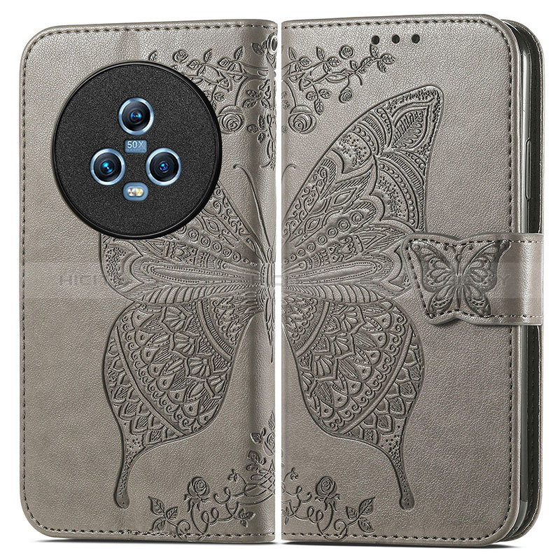 Custodia Portafoglio In Pelle Farfalla Cover con Supporto per Huawei Honor Magic5 5G