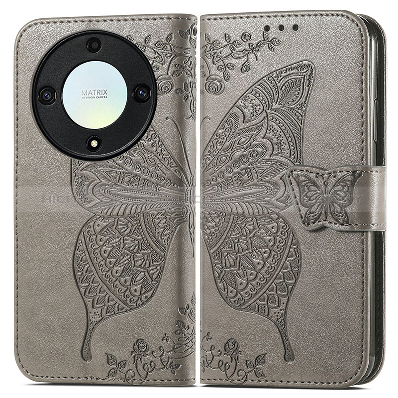 Custodia Portafoglio In Pelle Farfalla Cover con Supporto per Huawei Honor Magic5 Lite 5G