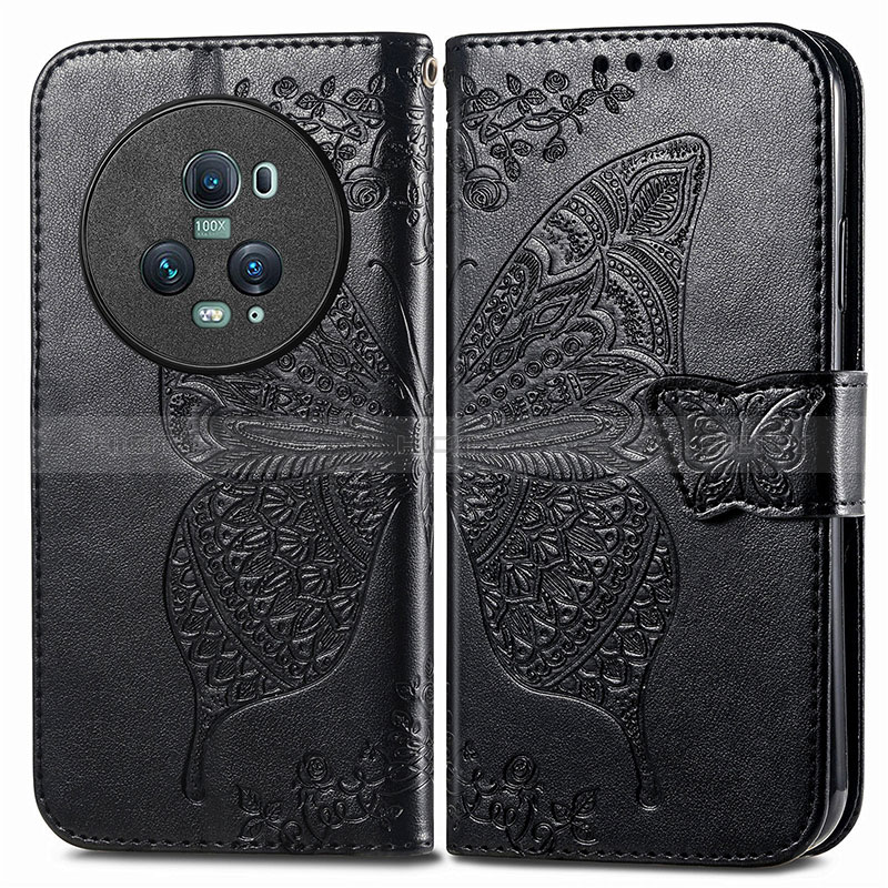Custodia Portafoglio In Pelle Farfalla Cover con Supporto per Huawei Honor Magic5 Pro 5G