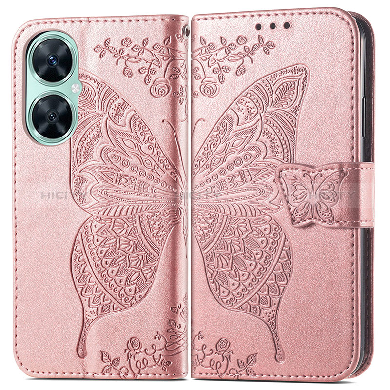 Custodia Portafoglio In Pelle Farfalla Cover con Supporto per Huawei Nova 11i