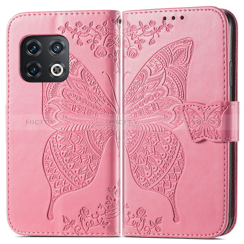 Custodia Portafoglio In Pelle Farfalla Cover con Supporto per OnePlus 10 Pro 5G