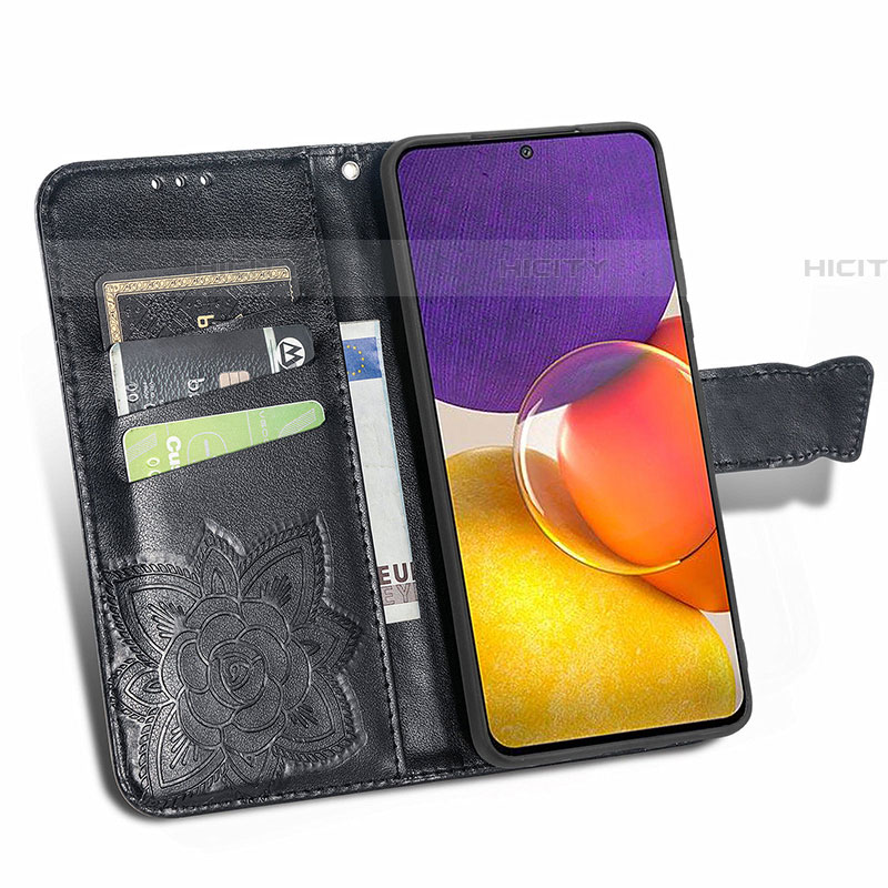 Custodia Portafoglio In Pelle Farfalla Cover con Supporto per Samsung Galaxy A05s