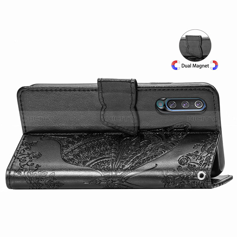Custodia Portafoglio In Pelle Farfalla Cover con Supporto per Samsung Galaxy A50S