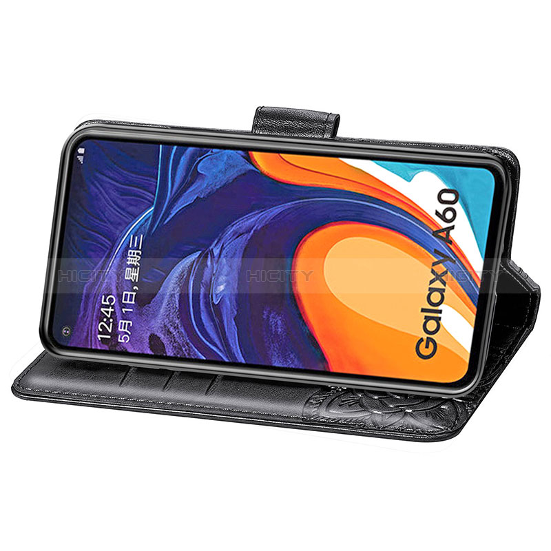 Custodia Portafoglio In Pelle Farfalla Cover con Supporto per Samsung Galaxy A60