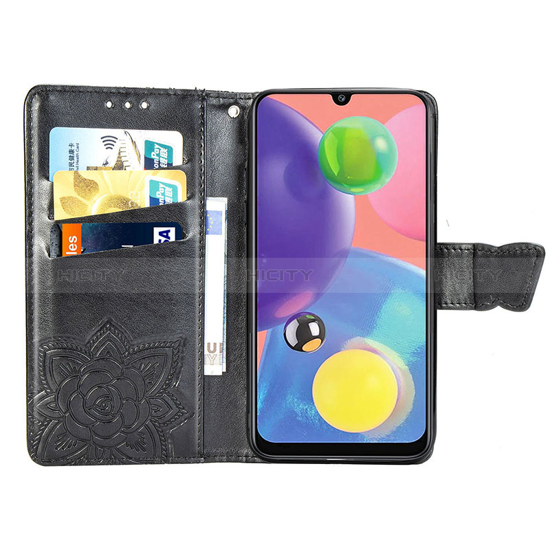 Custodia Portafoglio In Pelle Farfalla Cover con Supporto per Samsung Galaxy A70