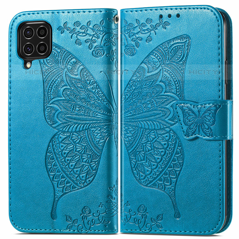 Custodia Portafoglio In Pelle Farfalla Cover con Supporto per Samsung Galaxy M62 4G