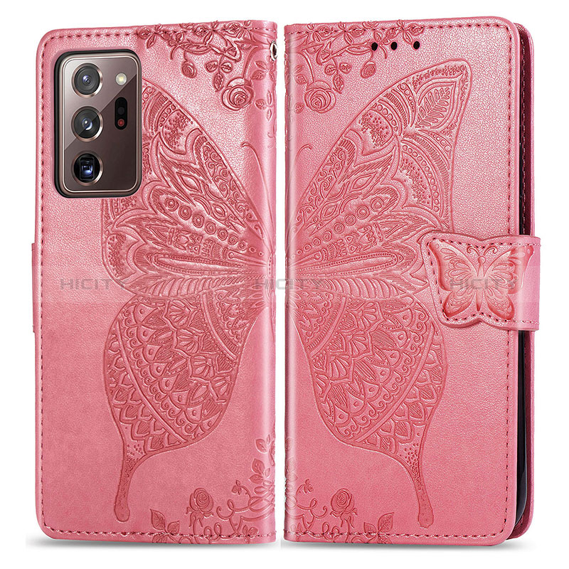 Custodia Portafoglio In Pelle Farfalla Cover con Supporto per Samsung Galaxy Note 20 Ultra 5G