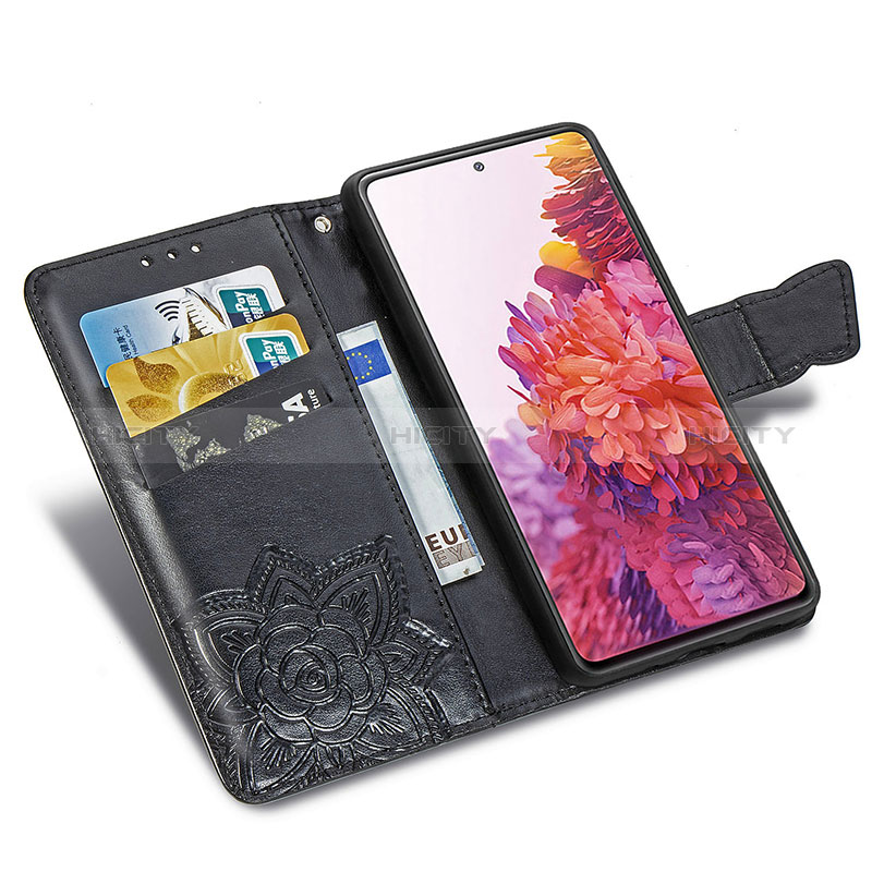 Custodia Portafoglio In Pelle Farfalla Cover con Supporto per Samsung Galaxy S20 FE (2022) 5G