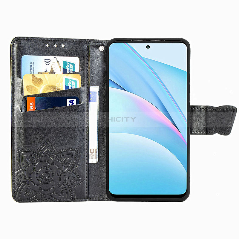 Custodia Portafoglio In Pelle Farfalla Cover con Supporto per Xiaomi Mi 10T Lite 5G