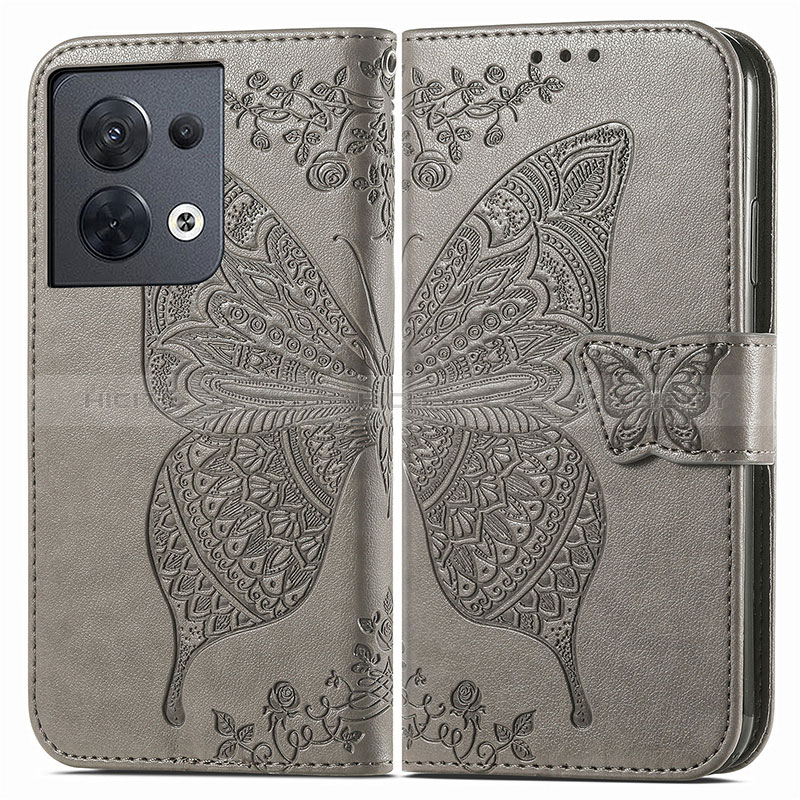 Custodia Portafoglio In Pelle Farfalla Cover con Supporto per Xiaomi Redmi Note 13 5G