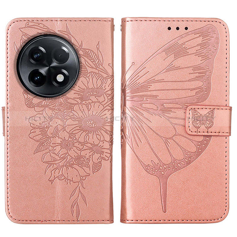 Custodia Portafoglio In Pelle Farfalla Cover con Supporto Y01B per OnePlus Ace 2 Pro 5G