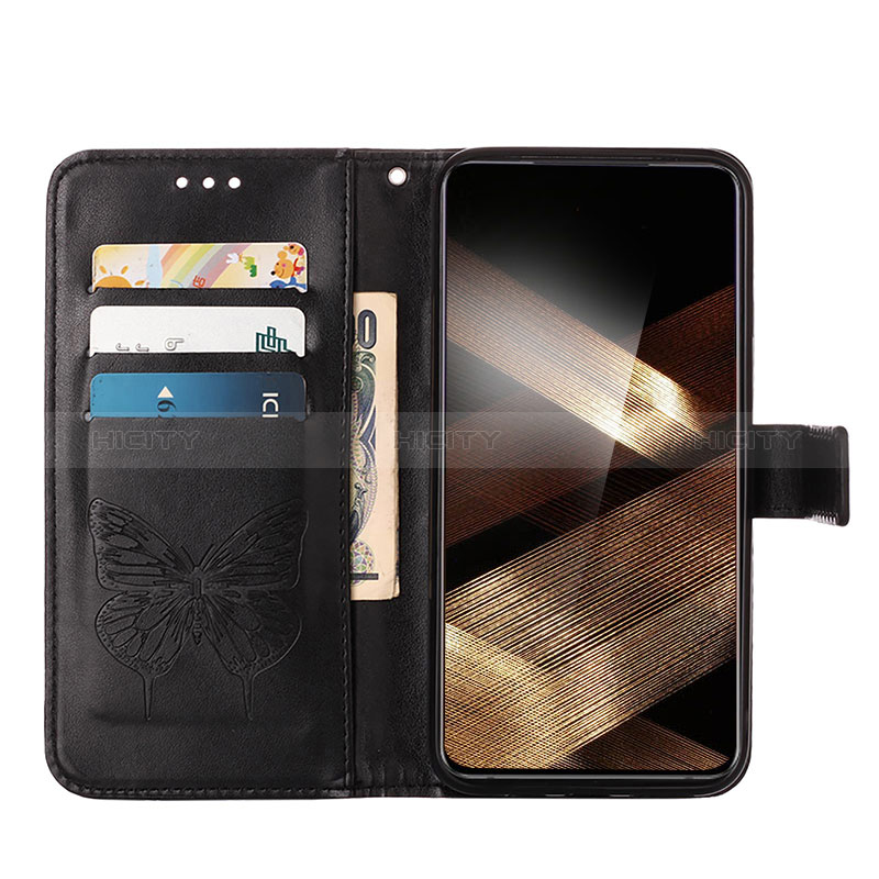 Custodia Portafoglio In Pelle Farfalla Cover con Supporto Y01B per Samsung Galaxy A15 5G