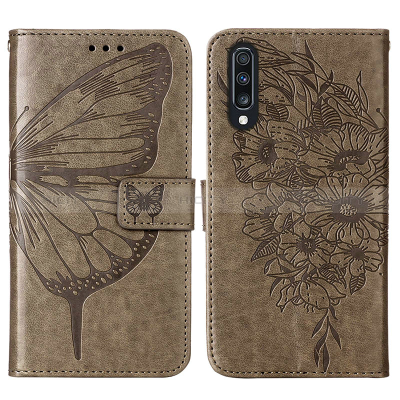 Custodia Portafoglio In Pelle Farfalla Cover con Supporto Y01B per Samsung Galaxy A50