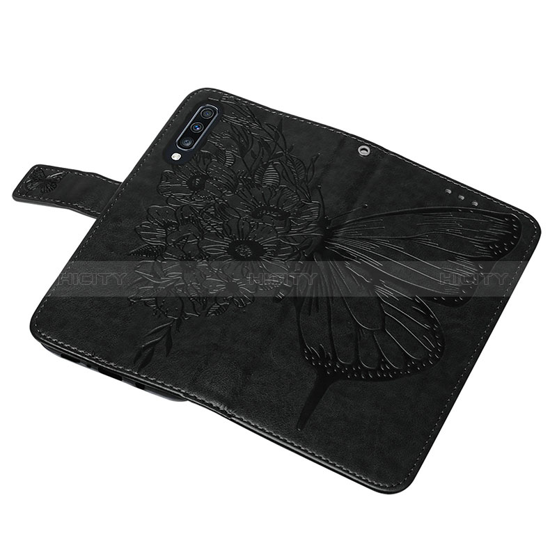 Custodia Portafoglio In Pelle Farfalla Cover con Supporto Y01B per Samsung Galaxy A50S