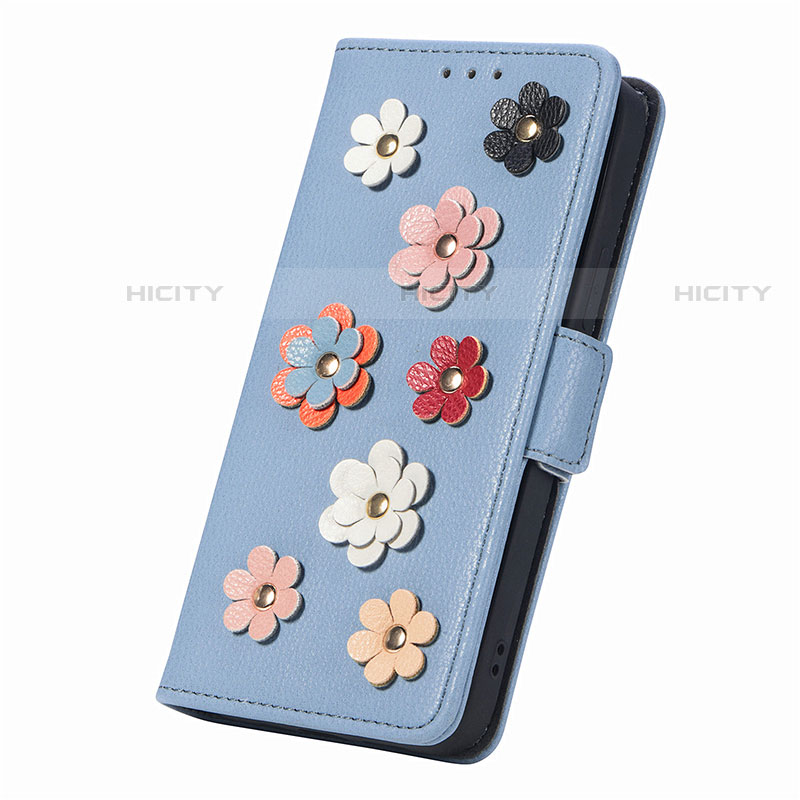 Custodia Portafoglio In Pelle Fiori Cover con Supporto L01 per Xiaomi Mi 12S 5G