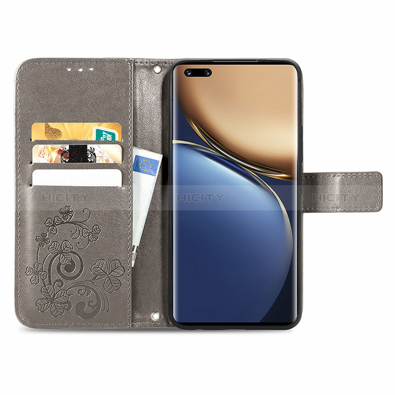 Custodia Portafoglio In Pelle Fiori Cover con Supporto per Huawei Honor Magic3 5G