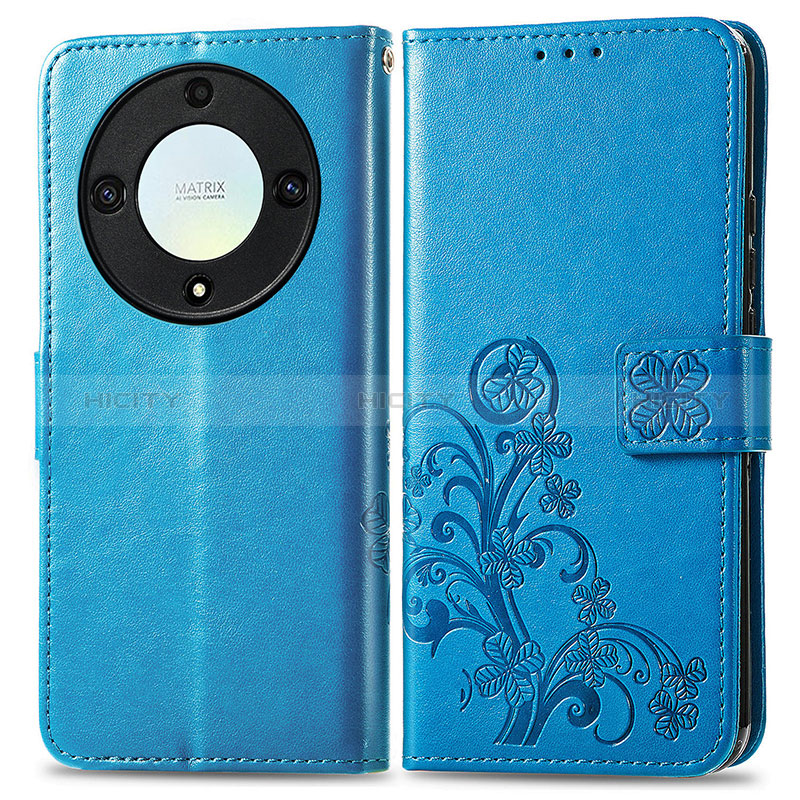 Custodia Portafoglio In Pelle Fiori Cover con Supporto per Huawei Honor Magic5 Lite 5G