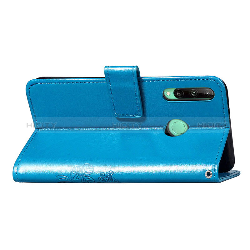 Custodia Portafoglio In Pelle Fiori Cover con Supporto per Huawei P40 Lite E