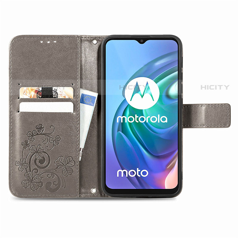 Custodia Portafoglio In Pelle Fiori Cover con Supporto per Motorola Moto G30