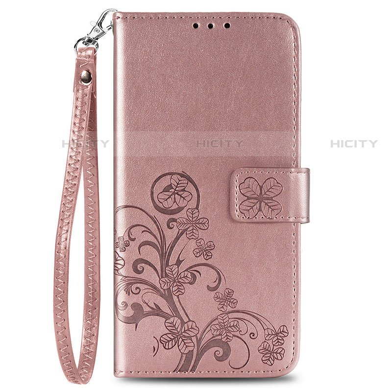 Custodia Portafoglio In Pelle Fiori Cover con Supporto per Motorola Moto One Fusion Plus