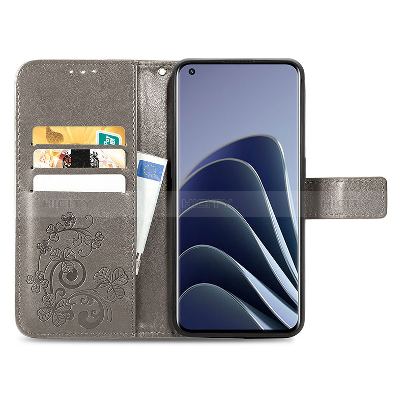 Custodia Portafoglio In Pelle Fiori Cover con Supporto per OnePlus 10 Pro 5G