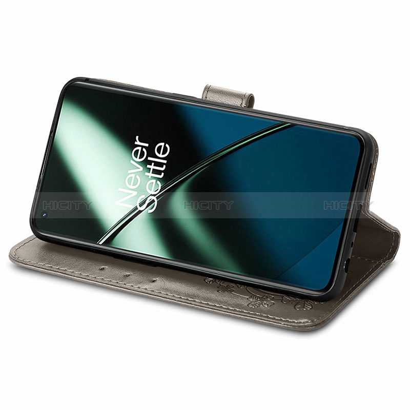 Custodia Portafoglio In Pelle Fiori Cover con Supporto per OnePlus 11 5G