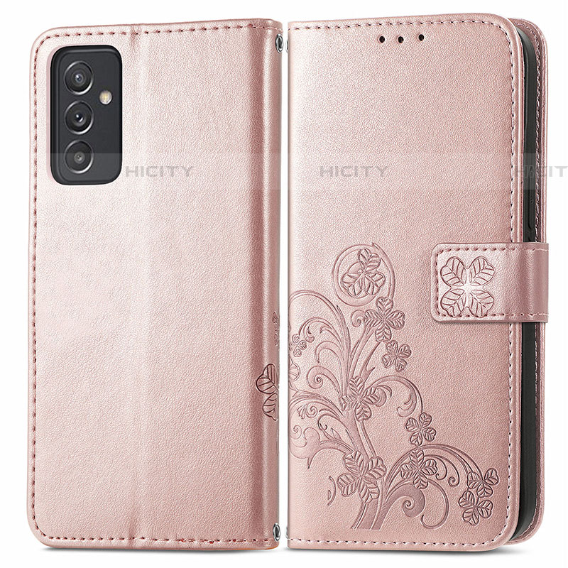 Custodia Portafoglio In Pelle Fiori Cover con Supporto per Samsung Galaxy A05s