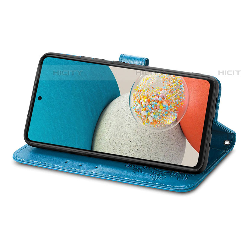 Custodia Portafoglio In Pelle Fiori Cover con Supporto per Samsung Galaxy A53 5G
