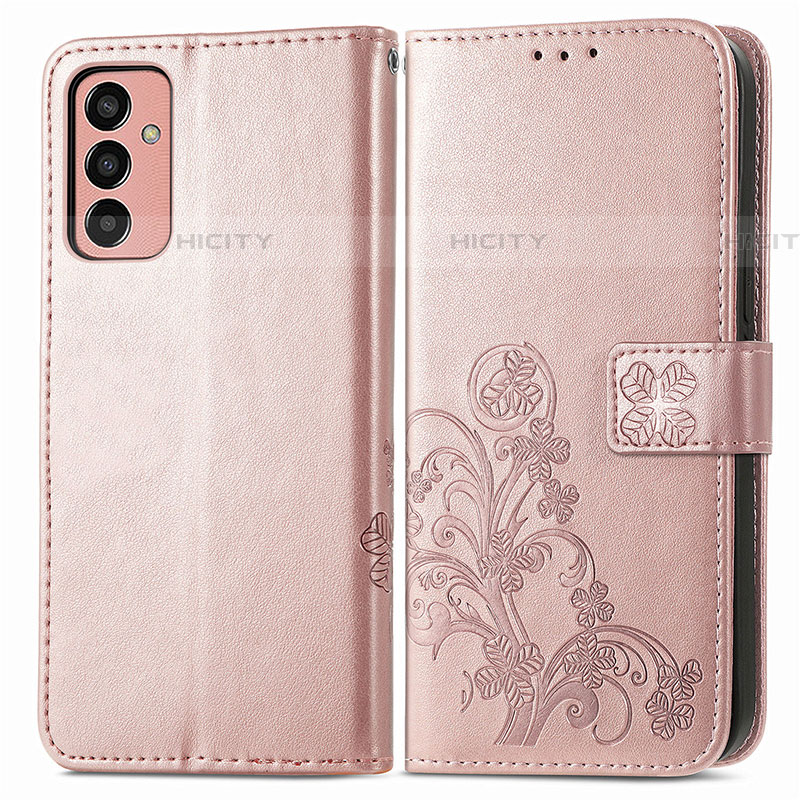 Custodia Portafoglio In Pelle Fiori Cover con Supporto per Samsung Galaxy F13 4G