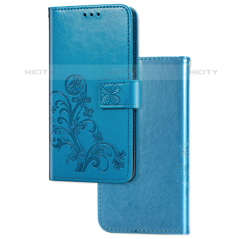 Custodia Portafoglio In Pelle Fiori Cover con Supporto per Samsung Galaxy F41