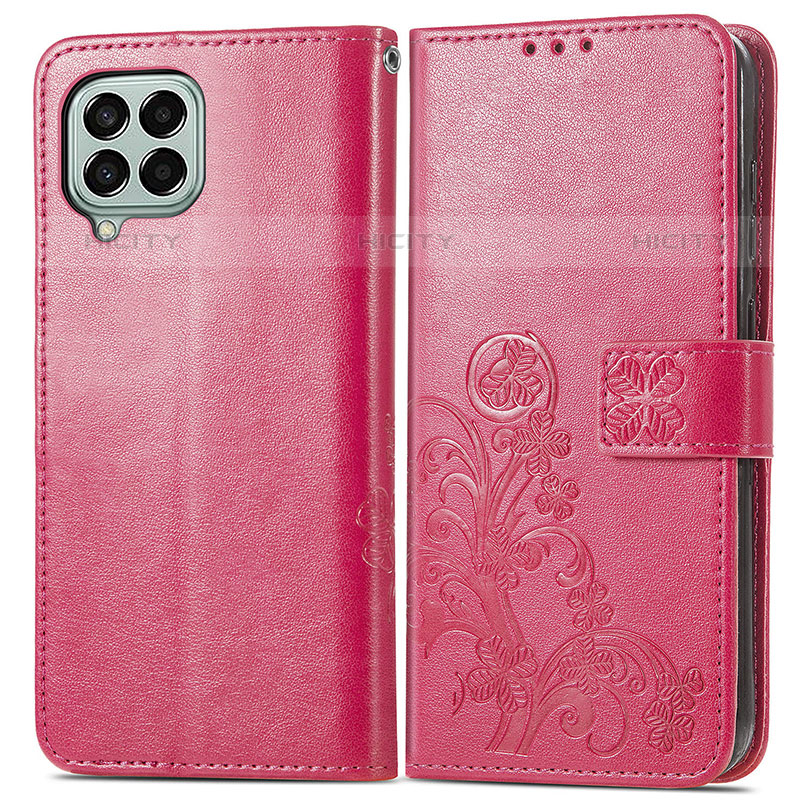 Custodia Portafoglio In Pelle Fiori Cover con Supporto per Samsung Galaxy M33 5G