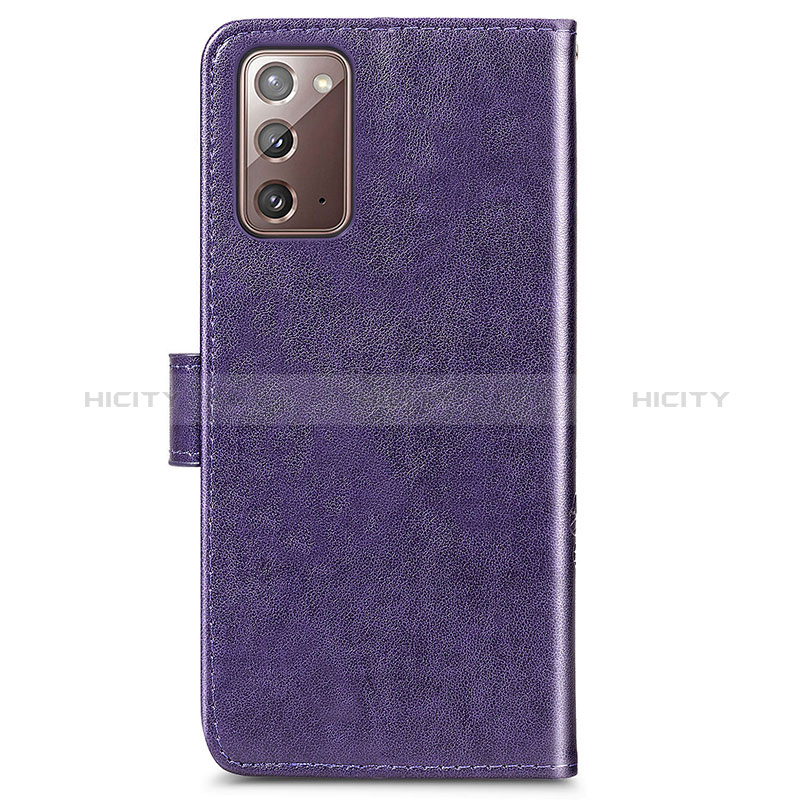 Custodia Portafoglio In Pelle Fiori Cover con Supporto per Samsung Galaxy Note 20 5G