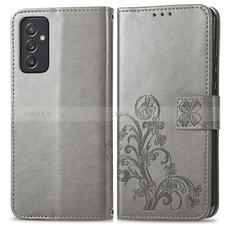 Custodia Portafoglio In Pelle Fiori Cover con Supporto per Samsung Galaxy Quantum2 5G