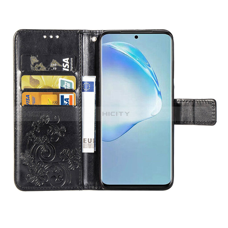 Custodia Portafoglio In Pelle Fiori Cover con Supporto per Samsung Galaxy S20 Plus 5G