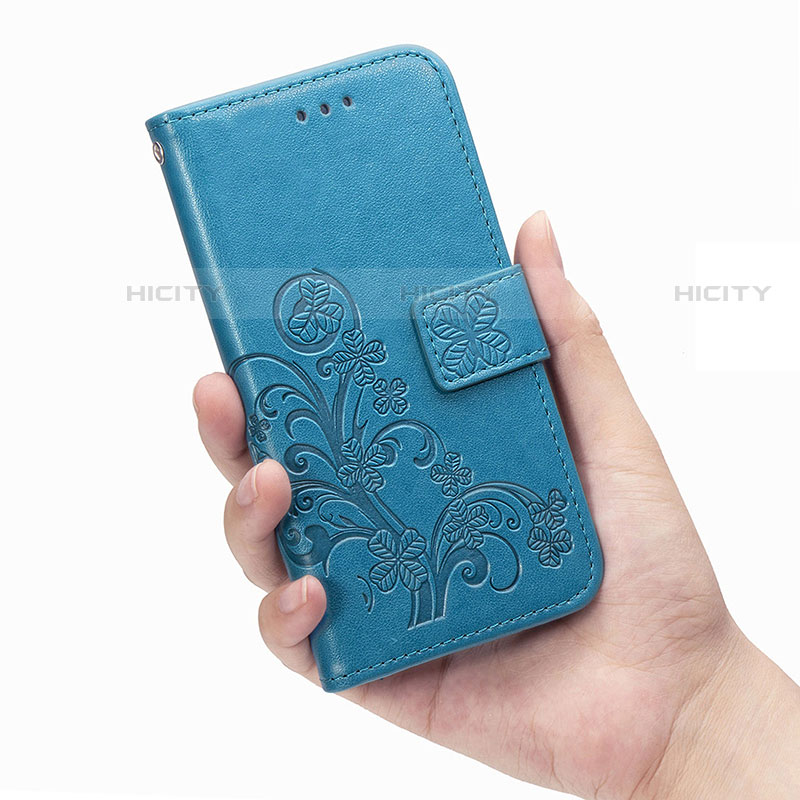 Custodia Portafoglio In Pelle Fiori Cover con Supporto per Samsung Galaxy S21 Plus 5G