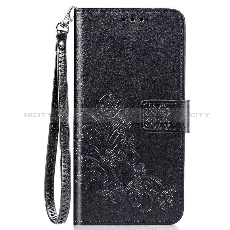 Custodia Portafoglio In Pelle Fiori Cover con Supporto per Sony Xperia 8 Lite