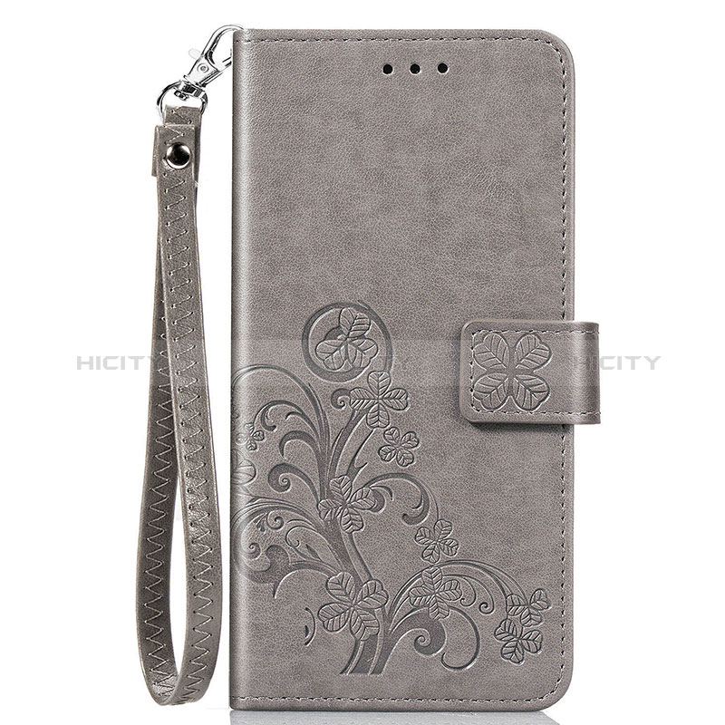 Custodia Portafoglio In Pelle Fiori Cover con Supporto per Sony Xperia 8 Lite