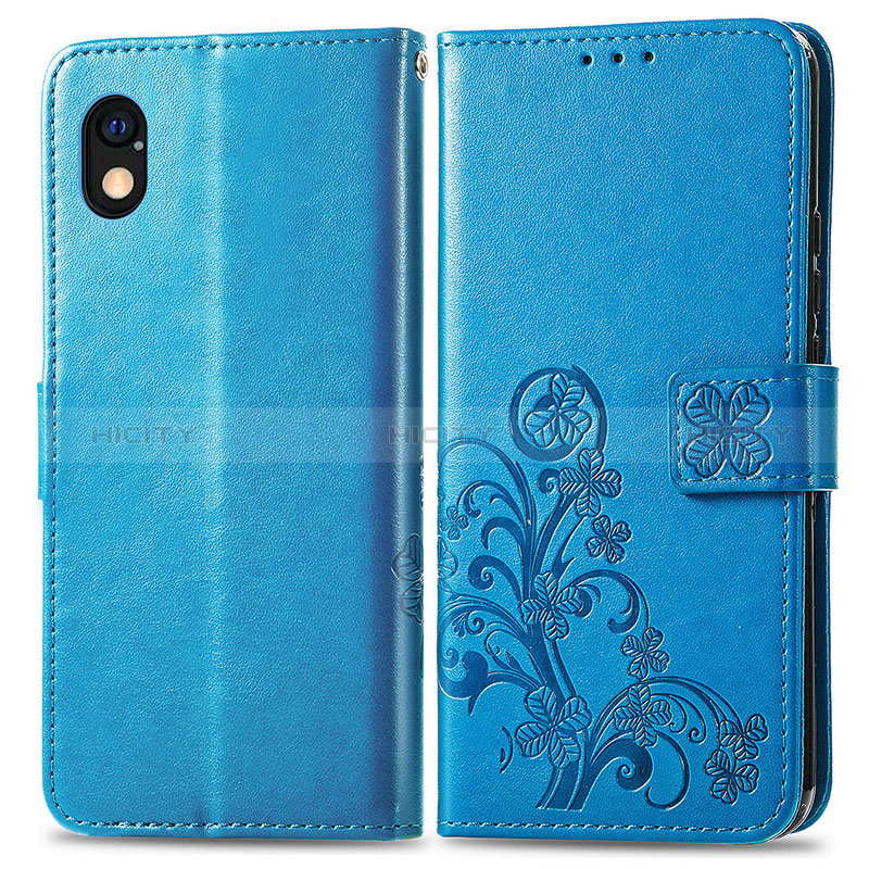 Custodia Portafoglio In Pelle Fiori Cover con Supporto per Sony Xperia Ace III