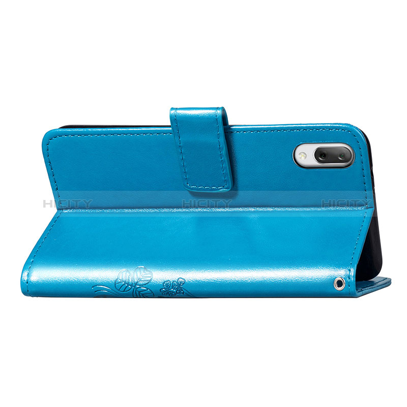 Custodia Portafoglio In Pelle Fiori Cover con Supporto per Sony Xperia L3