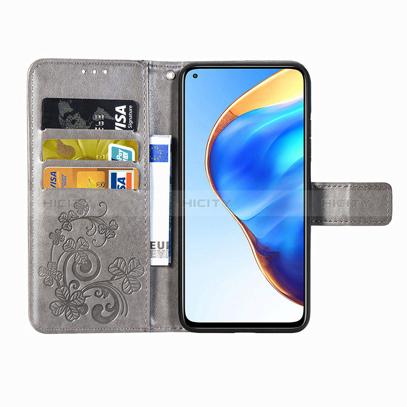 Custodia Portafoglio In Pelle Fiori Cover con Supporto per Xiaomi Mi 10T Pro 5G