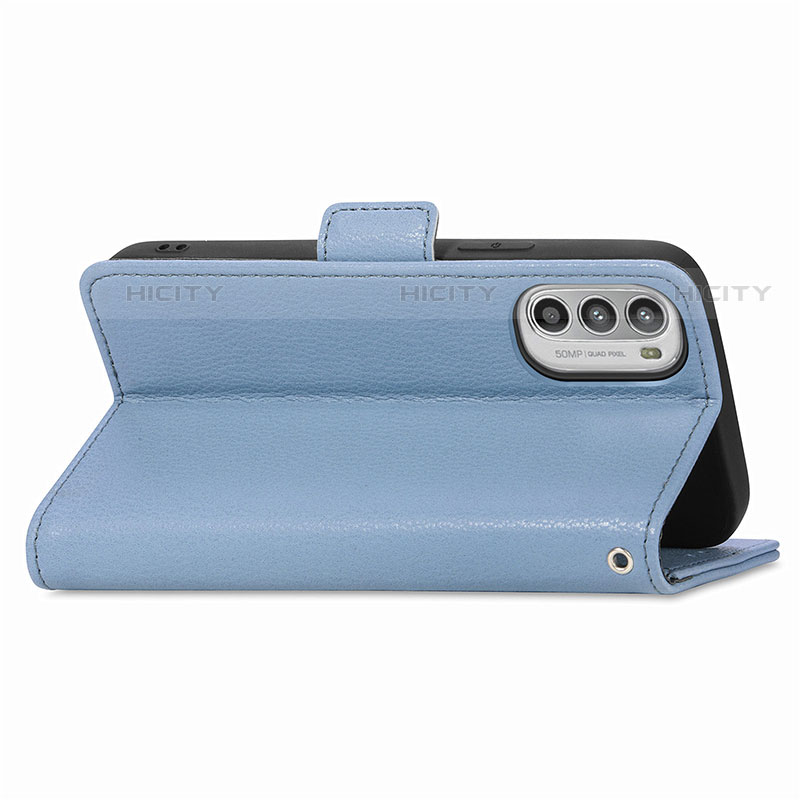Custodia Portafoglio In Pelle Fiori Cover con Supporto S02D per Motorola Moto G82 5G