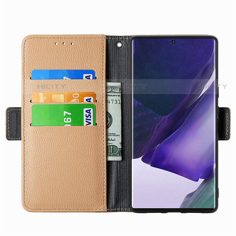Custodia Portafoglio In Pelle Fiori Cover con Supporto S02D per Samsung Galaxy S23 Ultra 5G