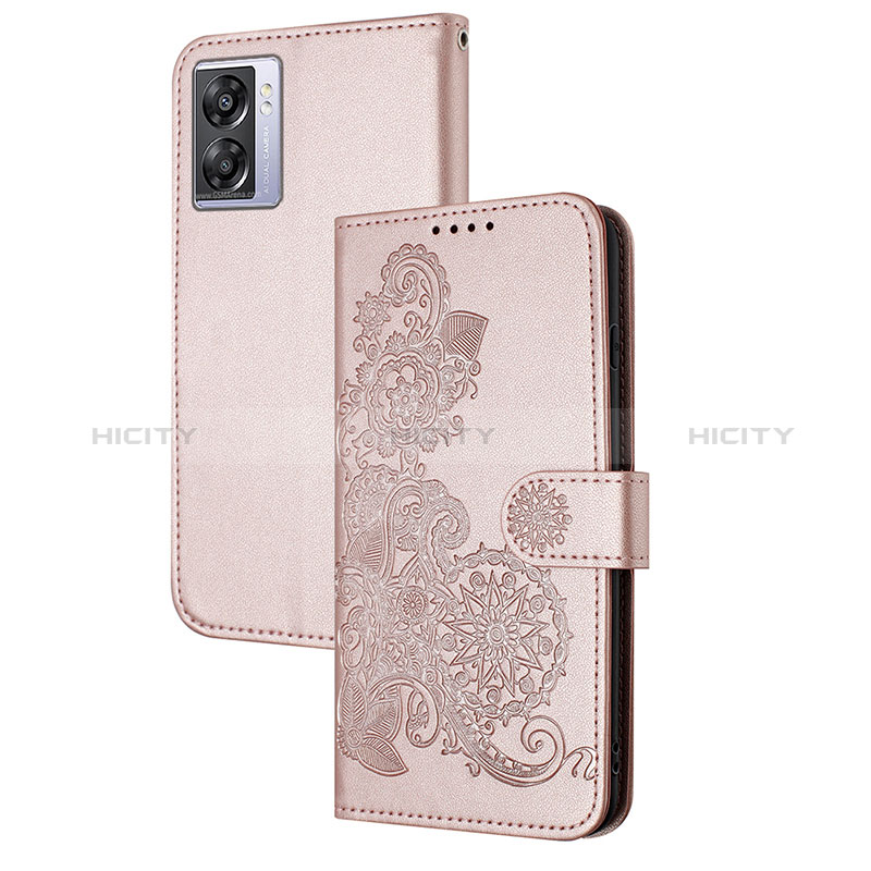 Custodia Portafoglio In Pelle Fiori Cover con Supporto Y01X per Realme V23 5G