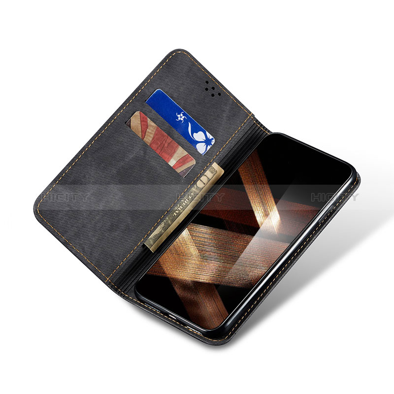 Custodia Portafoglio In stoffa con Supporto B01S per Huawei Honor X6a