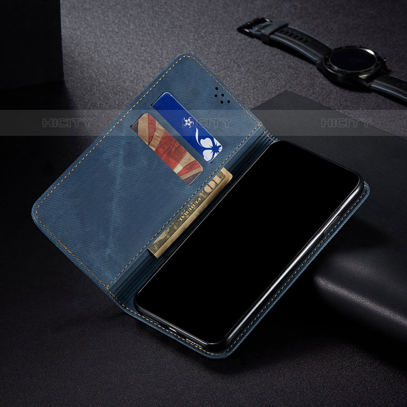 Custodia Portafoglio In stoffa con Supporto B01S per Samsung Galaxy M42 5G
