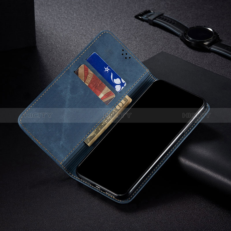 Custodia Portafoglio In stoffa con Supporto B01S per Xiaomi Redmi Note 9 4G