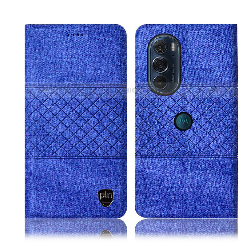 Custodia Portafoglio In stoffa con Supporto H12P per Motorola Moto Edge X30 5G